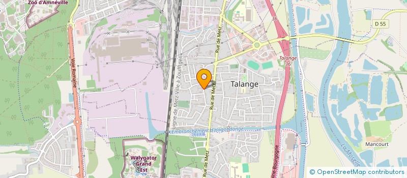 localisation de l'entreprise SACADYA à TALANGE