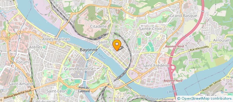 localisation de l'entreprise SACAFI PAYS BASQUE à BAYONNE