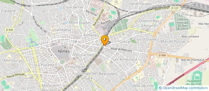 localisation de l'entreprise SACAP à NIMES