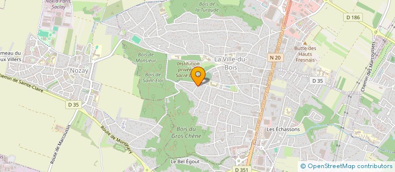 localisation de l'entreprise SACAPE à LA VILLE-DU-BOIS