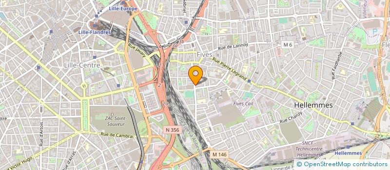 localisation de l'entreprise SACAPUS à LILLE