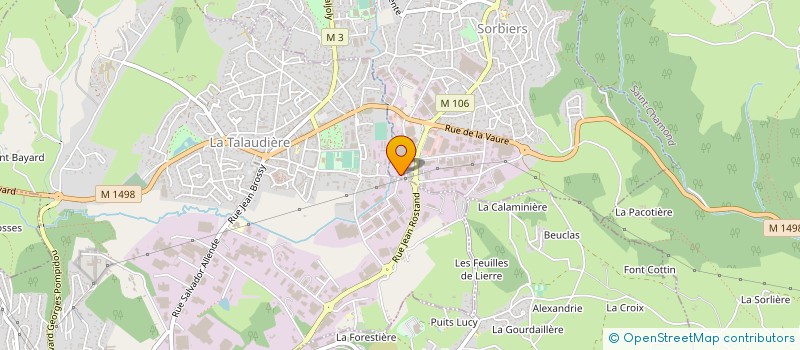 localisation de l'entreprise SACAR  LA TALAUDIERE