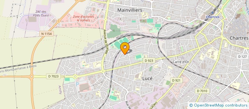 localisation de l'entreprise SACAVENTURE à LUCE