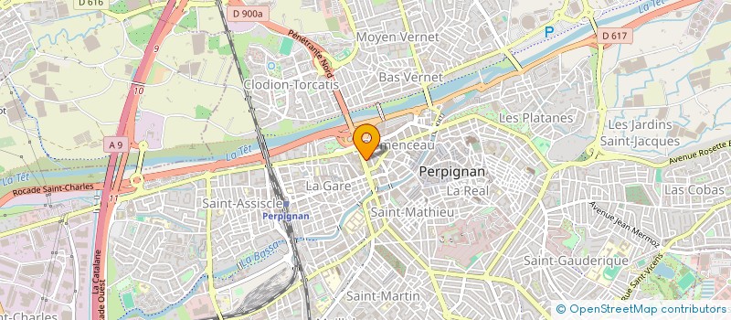 localisation de l'entreprise SACC LE CERVENTES à PERPIGNAN