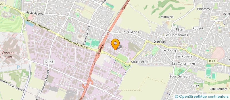 localisation de l'entreprise SACCINTO RENOV  GENAS