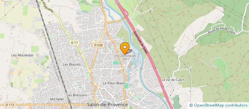 localisation de l'entreprise SACCO PEINTURE  SALON-DE-PROVENCE