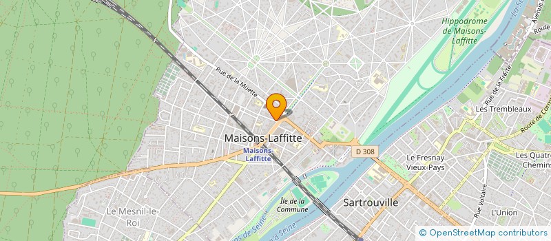 localisation de l'entreprise SACCOMANO  MAISONS-LAFFITTE