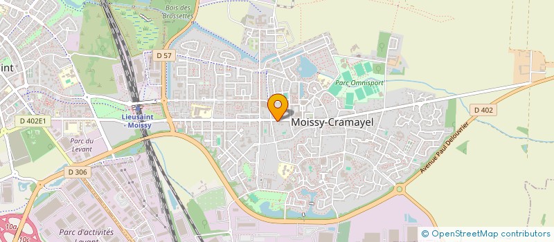 localisation de l'entreprise SACCREE à MOISSY-CRAMAYEL
