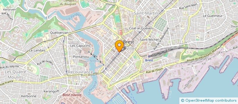 localisation de l'entreprise SACE  BREST