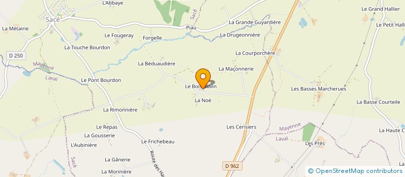 localisation de l'entreprise SACE AUTOMOBILE  SACE