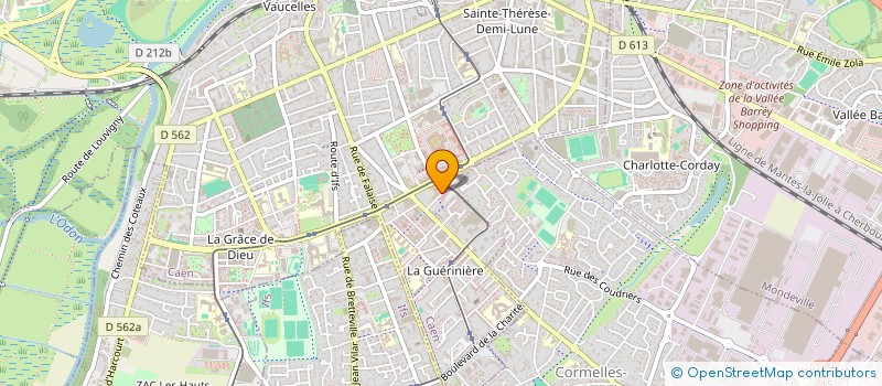 localisation de l'entreprise SACEDI à CAEN