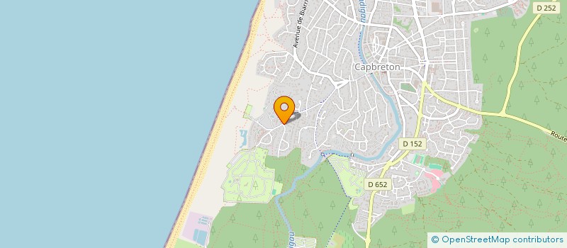 localisation de l'entreprise SACEMA à CAPBRETON