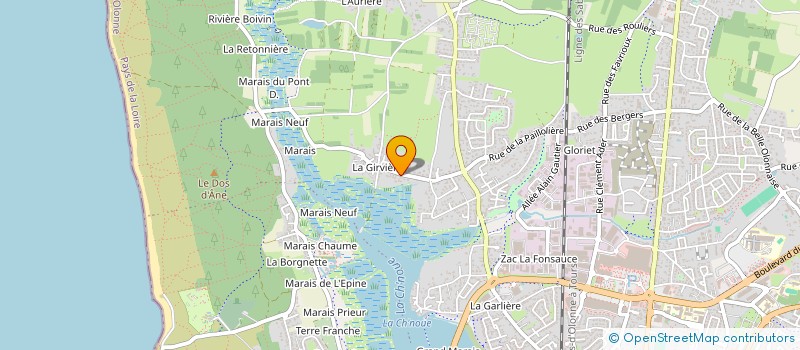 localisation de l'entreprise SACEMEDA à LES SABLES-D'OLONNE