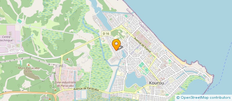 localisation de l'entreprise SACEMO à KOUROU