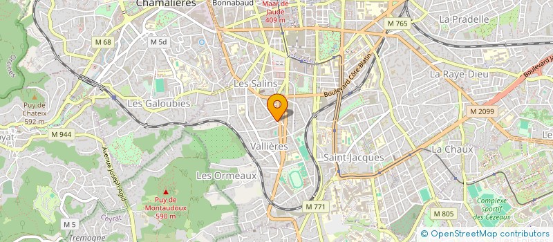 localisation de l'entreprise SACERCODE  CLERMONT-FERRAND