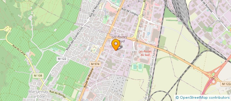localisation de l'entreprise SACET à MARSANNAY-LA-COTE