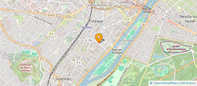 localisation de l'entreprise SACET INTERNATIONAL à PUTEAUX