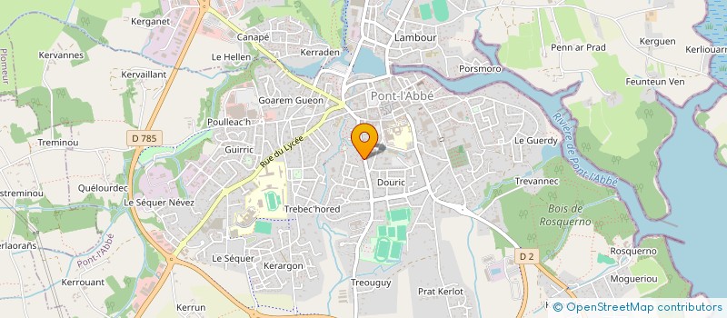 localisation de l'entreprise SACH CHEZINE  PONT-L'ABBE