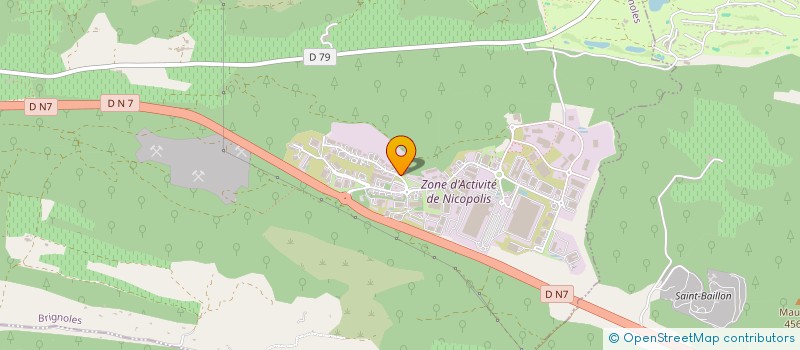 localisation de l'entreprise SACHA 3 à BRIGNOLES