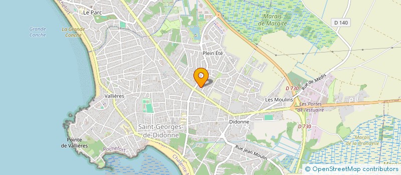 localisation de l'entreprise SACHA  SAINT-GEORGES-DE-DIDONNE