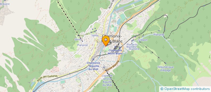 localisation de l'entreprise SACHA  CHAMONIX-MONT-BLANC