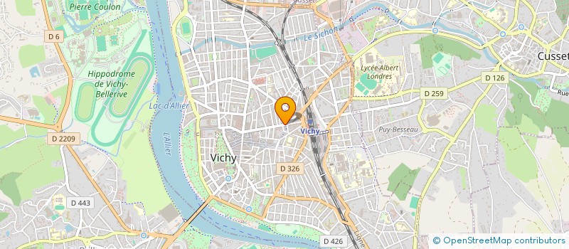 localisation de l'entreprise SACHA à VICHY