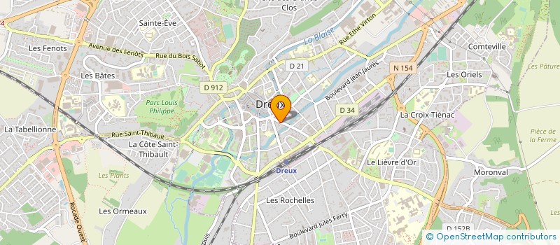 localisation de l'entreprise SACHA à DREUX