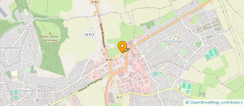 localisation de l'entreprise SACHA à ESSEY-LES-NANCY
