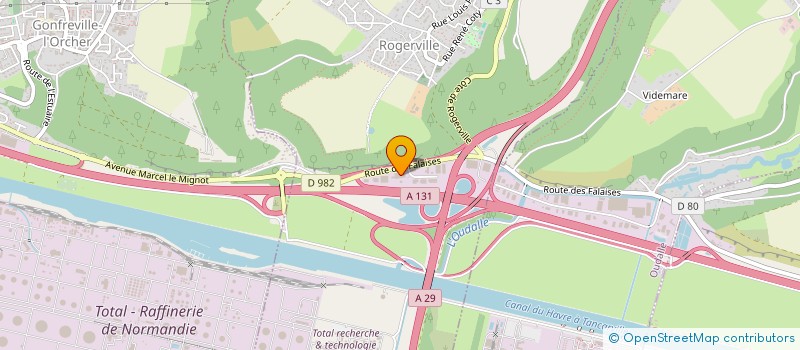 localisation de l'entreprise SACHA  ROGERVILLE