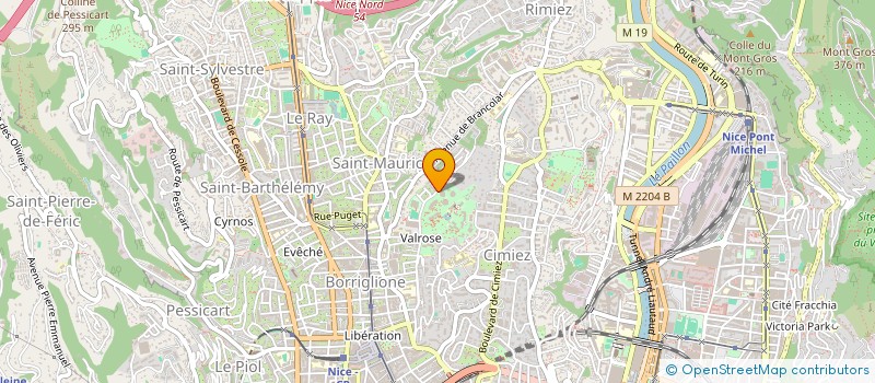 localisation de l'entreprise SACHA à NICE