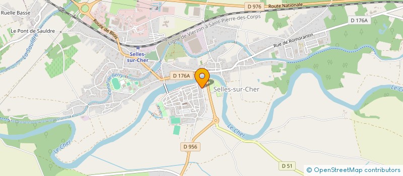 localisation de l'entreprise SACHA  SELLES-SUR-CHER