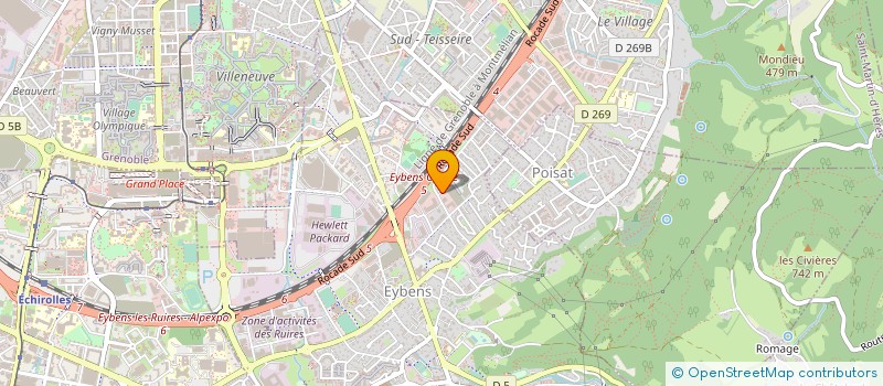 localisation de l'entreprise SACHA  EYBENS