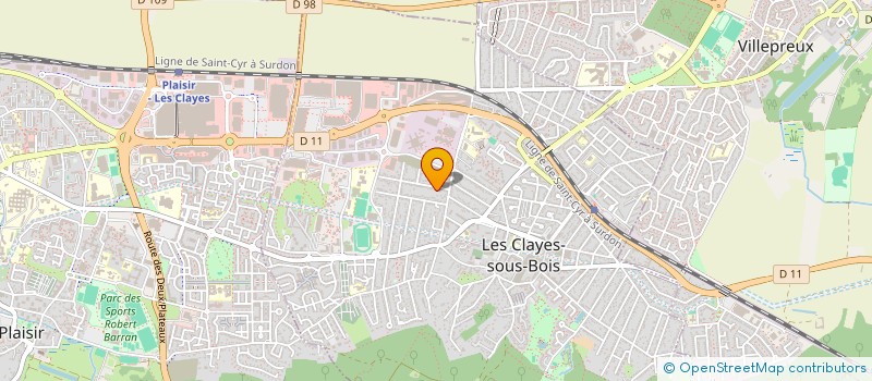 localisation de l'entreprise SACHA à LES CLAYES-SOUS-BOIS