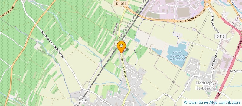 localisation de l'entreprise SACHA  BLIGNY-LES-BEAUNE