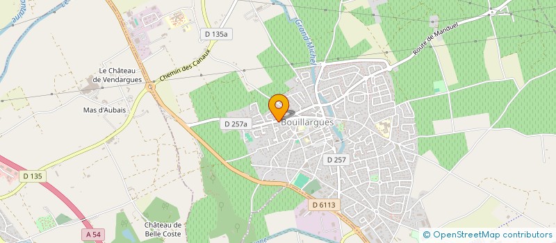 localisation de l'entreprise SACHA ANDREA  BOUILLARGUES