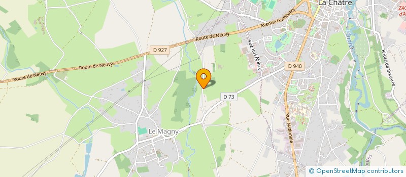 localisation de l'entreprise SACHA - D à LE MAGNY