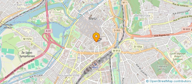 localisation de l'entreprise SACHA DESIGN à METZ