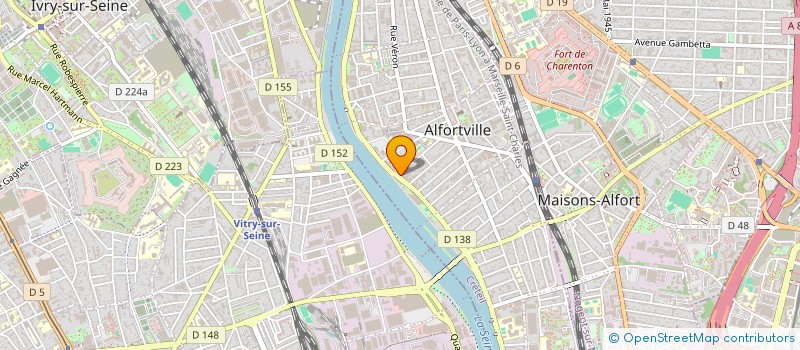 localisation de l'entreprise SACHA K BATI SAS à ALFORTVILLE