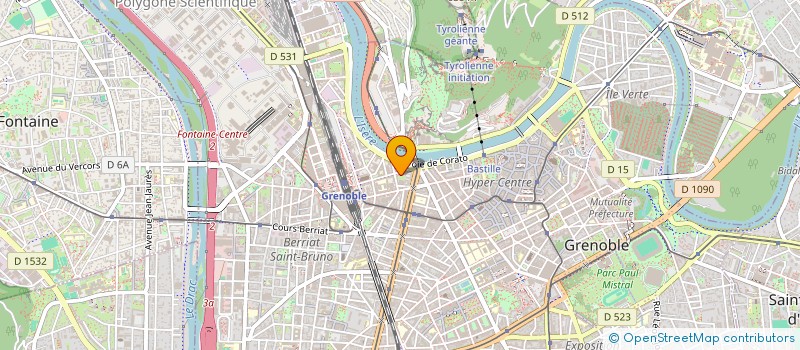 localisation de l'entreprise SACHA & LEA à GRENOBLE