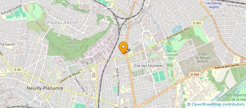 localisation de l'entreprise SACHA SANITAIRE CHAUFFAGE à NEUILLY-SUR-MARNE