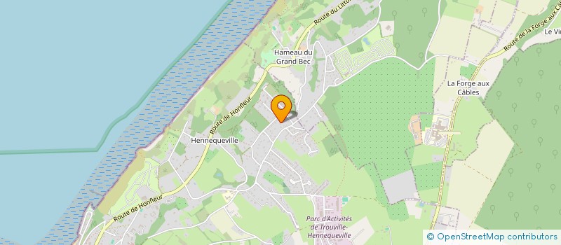 localisation de l'entreprise SACHA2028HANDIATHLE  TROUVILLE-SUR-MER