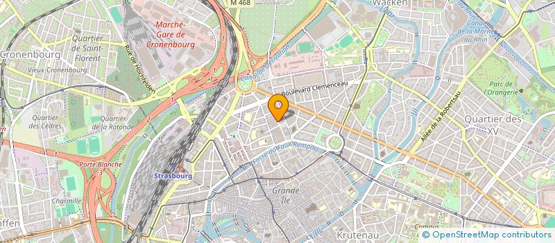 localisation de l'entreprise SACHALEA  STRASBOURG