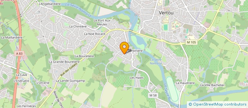 localisation de l'entreprise SACHALY  VERTOU