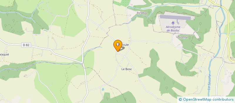 localisation de l'entreprise SACHANI  CAZES-MONDENARD