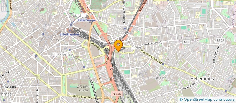 localisation de l'entreprise SACHANO à LILLE