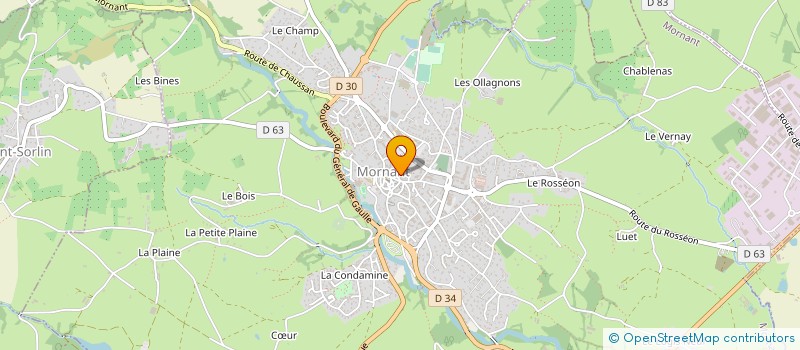 localisation de l'entreprise SACHANT PARLER  MORNANT