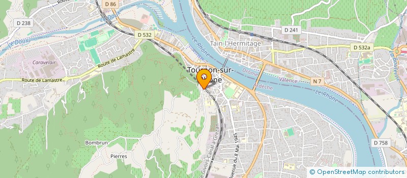 localisation de l'entreprise SACHAPOTE à TOURNON-SUR-RHONE