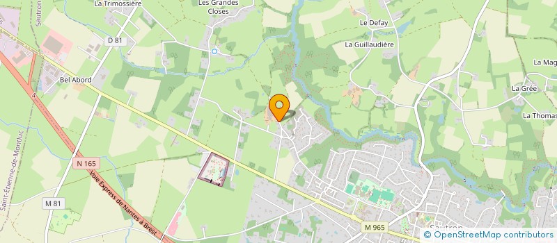 localisation de l'entreprise SACHAR à SAUTRON