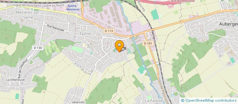 localisation de l'entreprise SACHERIE ETIQUET PERSONNAL IMPRIM SERVIC à EPONE