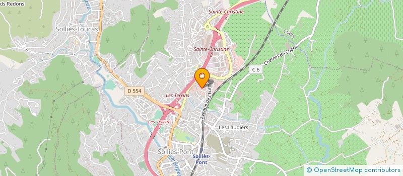localisation de l'entreprise SACHERIE PLASTIQUE DU VAR à SOLLIES-PONT